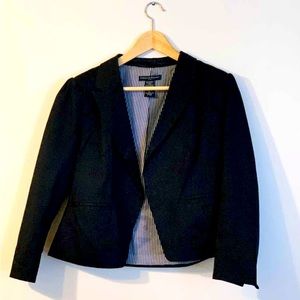 Lined Black “Marina Luna” Petite Blazer